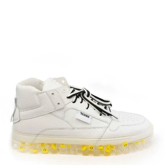 Men’s Bold sneakers with transparent sole and smile