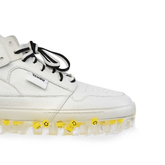 Men’s Bold sneakers with transparent sole and smile